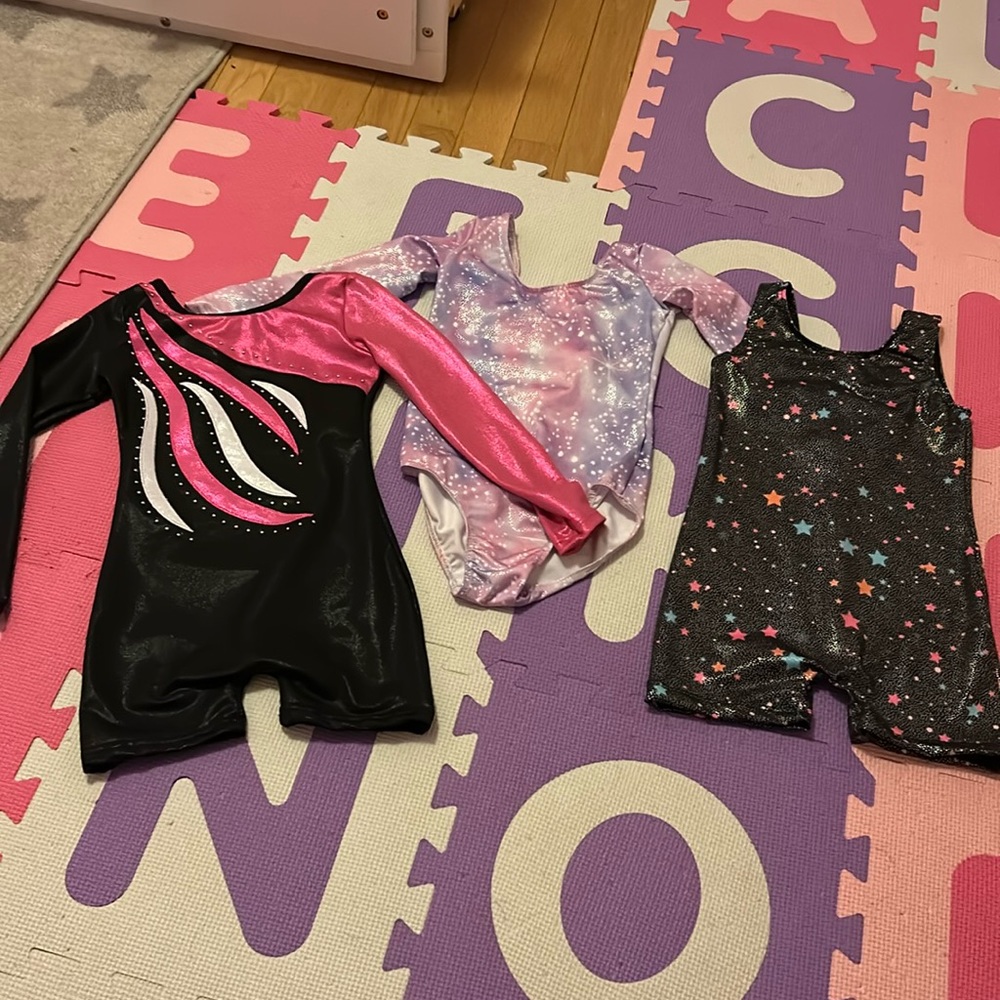 Toddler girl gymnastic leotards